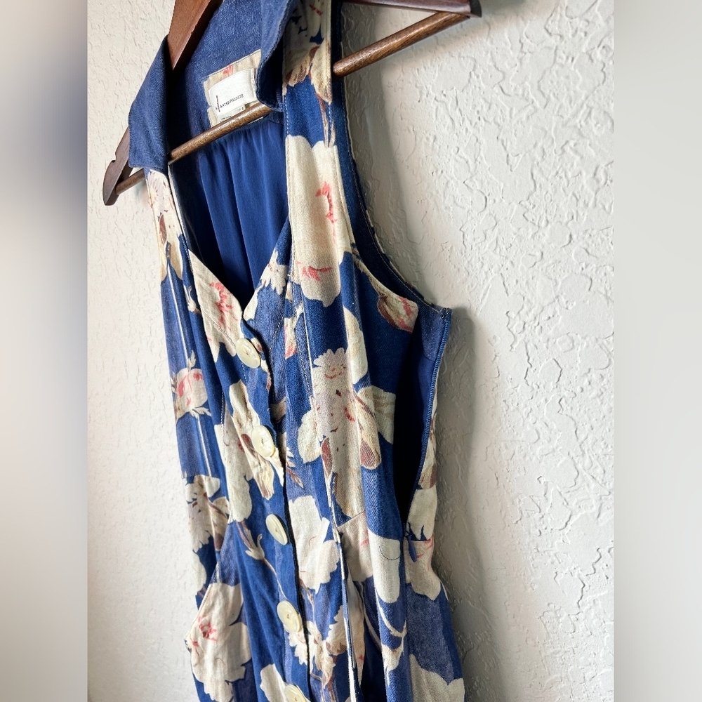 Athropologie Camellia Collared Dress size 2‎ women’s - Picture 6 of 15